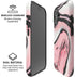 Pink Marble Ink iPhone 16 Plus Magsafe Impact Case